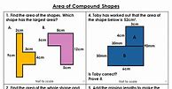 Image result for Compound Shape Area Worksheets Book