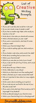 Image result for Creative Journal Writing Prompts