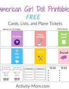 Image result for American Girl Doll Candy Printables