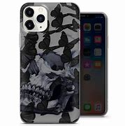 Image result for Blue and Black Skull Phone Case