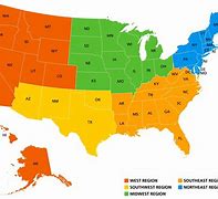 Image result for Us Geographic Regions Map