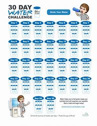 Image result for 30-Day Water Challenge Calendar