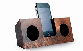 Image result for Wooden Non-Electric Speakers