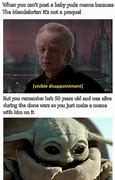 Image result for Baby Yoda Meme Sticker