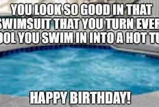 Image result for Happy Birthday Swimmer Meme