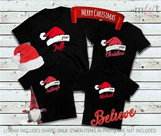 Image result for White Christmas T-Shirts for Family