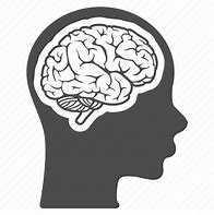 Image result for Brain in Head Profile Clip Art