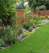 Image result for Backyard Garden along Fence