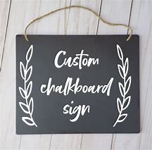 Image result for Custom Chalkboard Signs