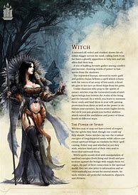 Image result for Dnd Witch Class 5E