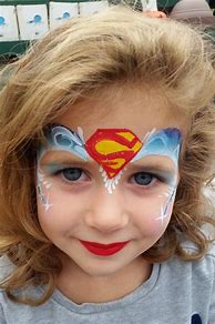Image result for Supergirl Face Paint