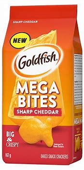 Image result for Cheddar Fish Crackers Mega Bites