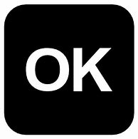Image result for OK Button Icon