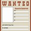 Image result for Wanted Poster 1800s