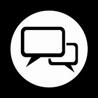 Image result for Horizontal Speech Bubble Icon