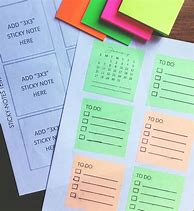 Image result for Post It Note Printer Template