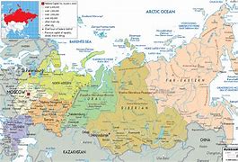 Image result for Russia On Map