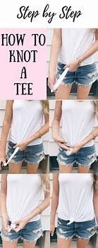 Image result for How to Tie a Big T-Shirt