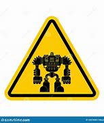 Image result for Robot Road Sign