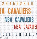 Image result for Cleveland Cavaliers Jersey Font