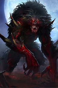 Image result for Demon Werewolf Drawings