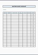 Image result for Waiting List Template Excel