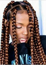 Image result for 4 Box Braids
