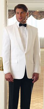 Image result for Men's White Tuxedo Jacket