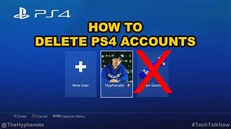 Image result for How to Delete PS4 Account