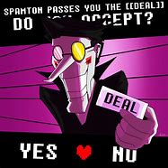 Image result for Spamton Memes