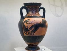 Image result for Ancient Greek Pottery Chariot Racing