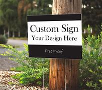 Image result for Custom Yard Signs