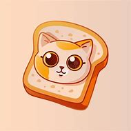 Image result for Bread Cat Cartoon