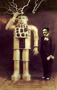 Image result for Tesla with Robot 19 Century