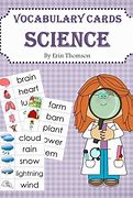 Image result for Science Vocabulary Cards
