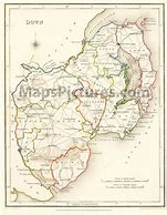 Image result for County Down Northern Ireland Map