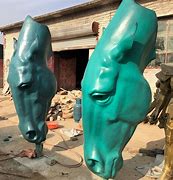 Image result for Bronze Horse Head Sculpture