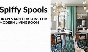 Image result for Black and White Living Room Curtains
