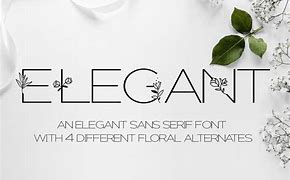 Image result for Elegant Sans Serif Font