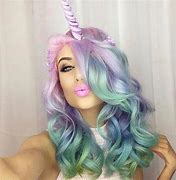 Image result for Rainbow Mermaid Unicorn Hair