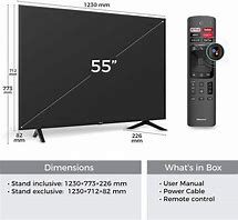 Image result for How Big Is a 55 Inch TV