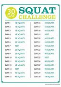 Image result for 10 Day Squat Challenge