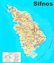 Image result for Sifnos Greece Map