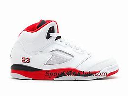 Image result for Jordan 5 Retro Fire Red