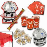 Image result for Martial Arts Birthday Party Supplies
