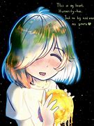 Image result for Earth Chan Kissing Moon Kun