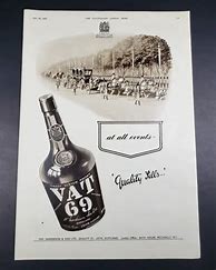 Image result for Wm Sanderson Son Vat 69 Blended Scotch Whisky 40