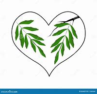 Image result for Clip Art Branch with Heart
