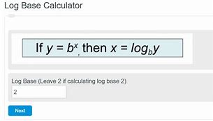 Image result for Log Base 2 Calculator