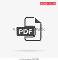 Image result for PDF Icon Black